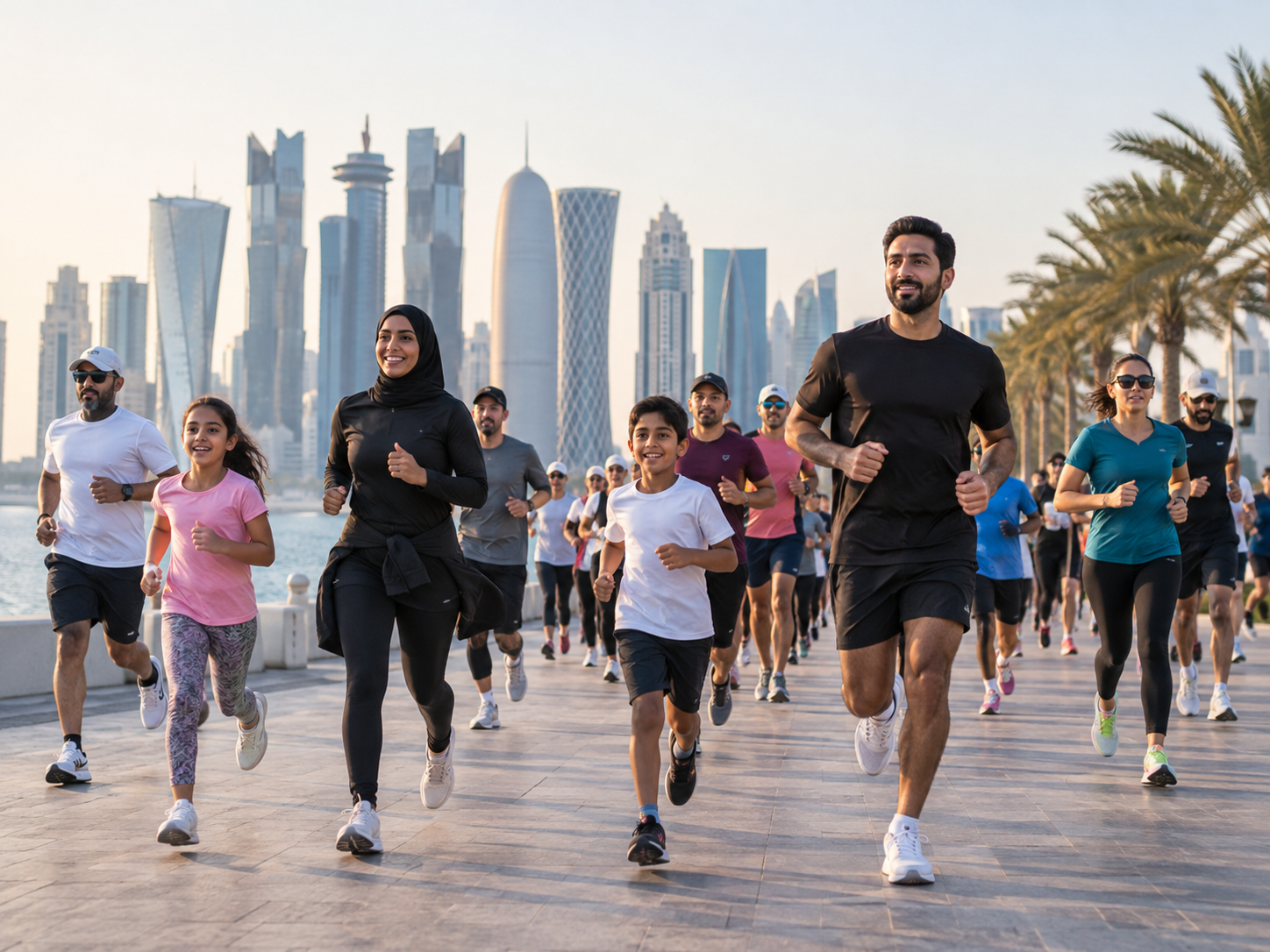 Qatar Run community fitness event